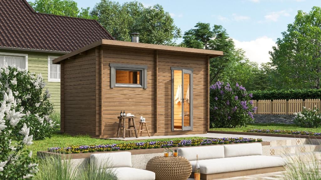 Maison de sauna Jakobstad 40 mm, Envoi, Neuf