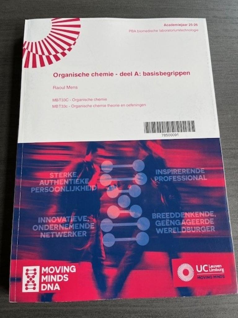 UCLL Organische Chemie - deel A, Boeken, Ophalen of Verzenden, Nieuw, Hoger Onderwijs