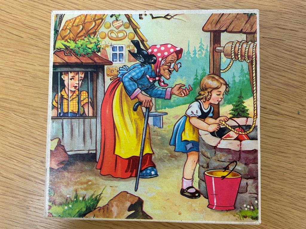 Puzzel Hans en Grietje (16 stuks), Kinderen en Baby's, Ophalen of Verzenden, 10 tot 50 stukjes, Gebruikt, 2 tot 4 jaar