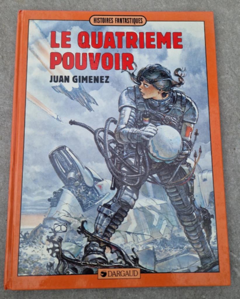 Le Quatrième Pouvoir - Gimenez - Dargaud - EO 1989, Enlèvement ou Envoi, Une BD, Gimenez, Utilisé