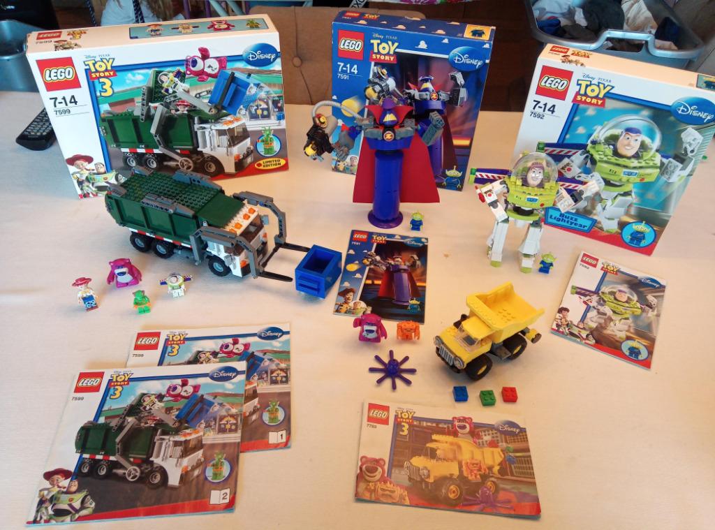lego 4 sets TOY STORY 7599 7789 7591 7592, Ophalen of Verzenden, Zo goed als nieuw, Complete set, Lego