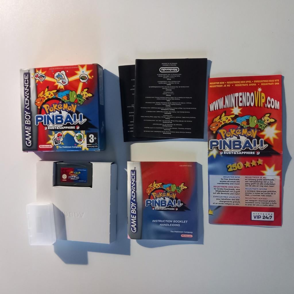 Pokémon Pinball Rubis et Saphir Nintendo Adv, Consoles de jeu & Jeux vidéo, Jeux | Nintendo Game Boy, Enlèvement ou Envoi, Comme neuf