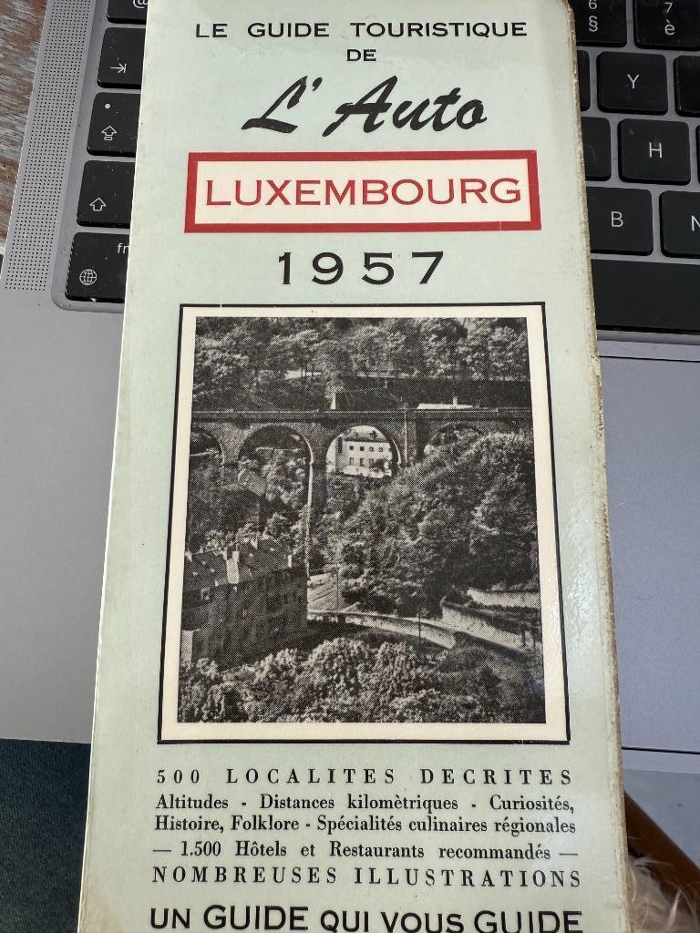 Luxemburg, 1957, De autotoeristengids,, Boeken, Reisgidsen, Ophalen, Benelux