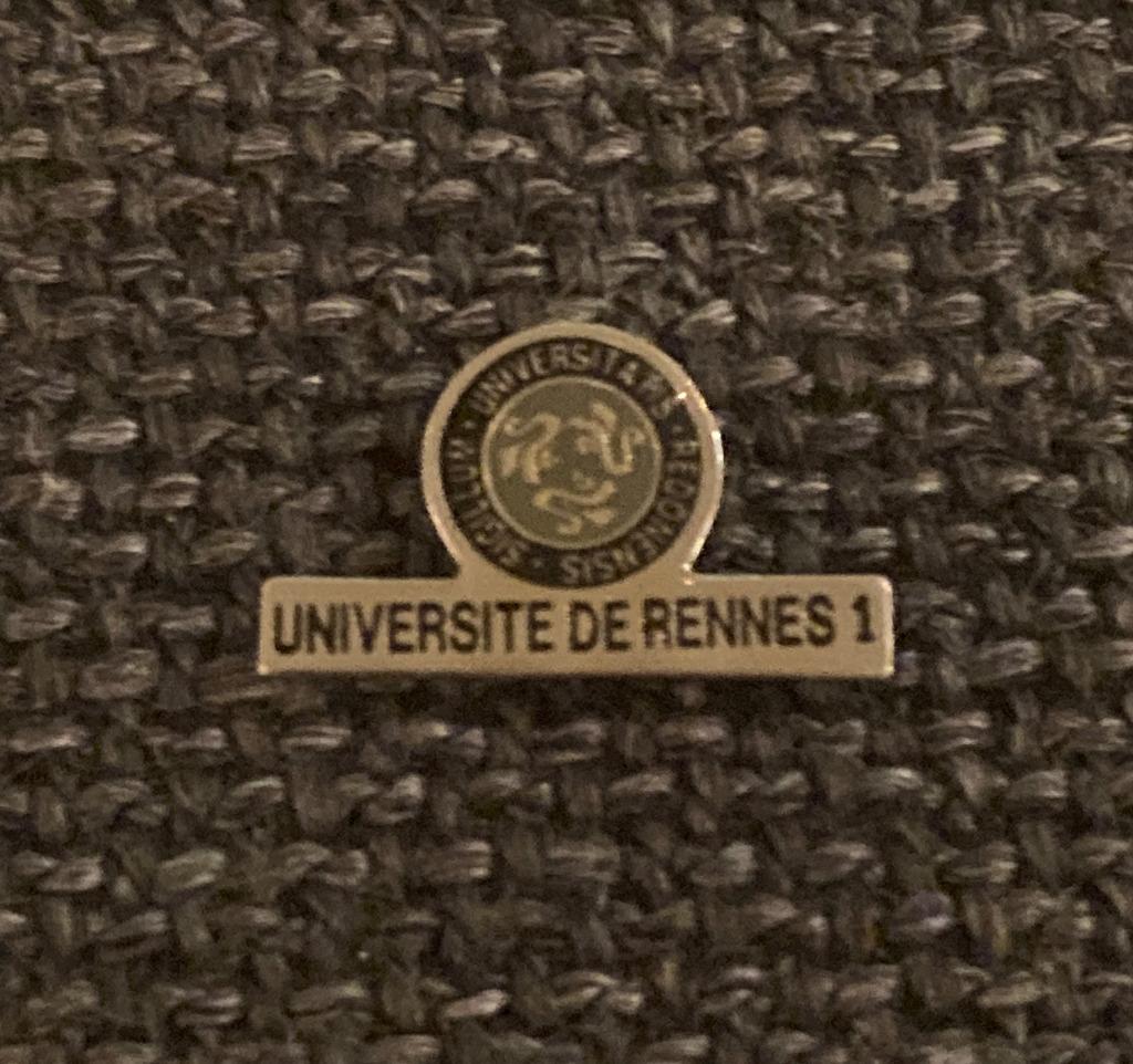 PIN - UNIVERSITE DE RENNES, Envoi, Utilisé, Autres sujets/thèmes, Insigne ou Pin's