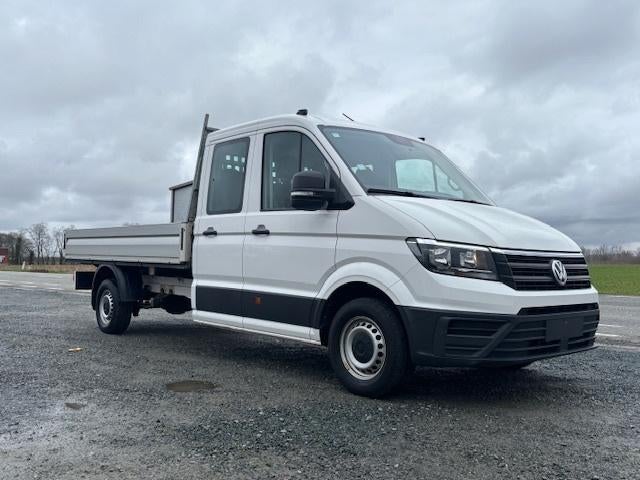 Vw Crafter * Carrosserie ouverte * 7 places * 56843 Km, Achat, Entreprise, 3000 kg, Noir