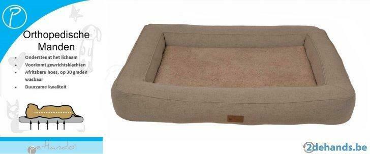 Lit orthopédique pour chien Lima Tabaco L, Enlèvement, Neuf