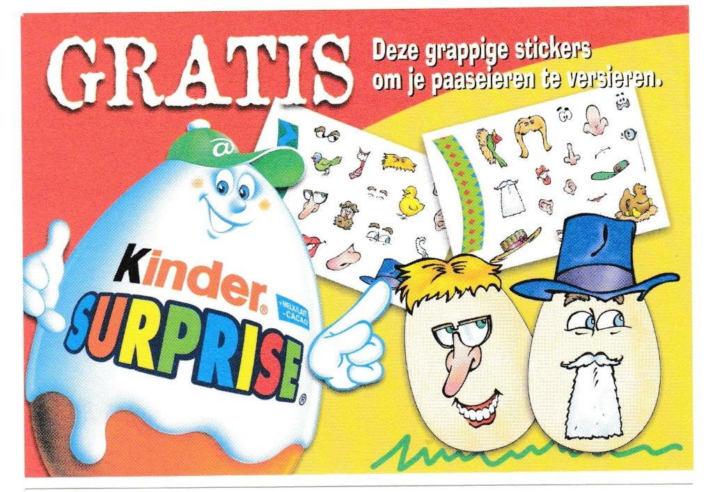 Autocollants Kinder Surprise Holland, Collections, Enlèvement ou Envoi, Comme neuf, Autres types