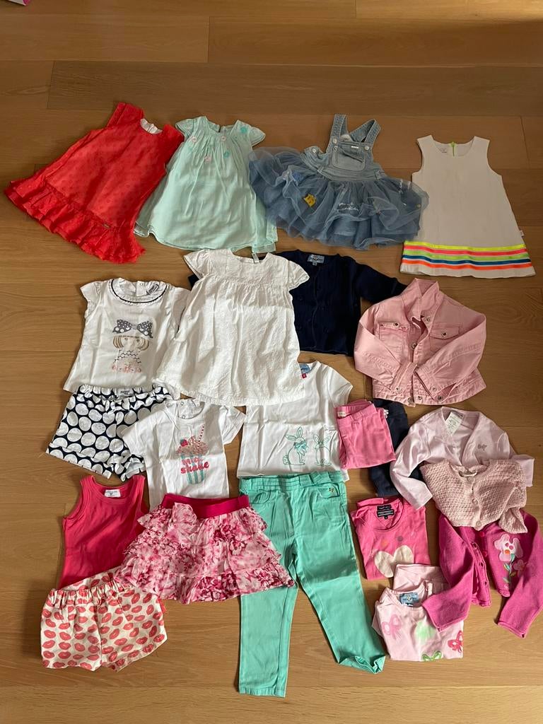 Pakket meisjes ca 20 stuks - 18m, Enlèvement, Comme neuf, Ensemble