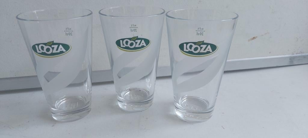 3 grote looza glazen, Verzamelen, Ophalen of Verzenden, Zo goed als nieuw