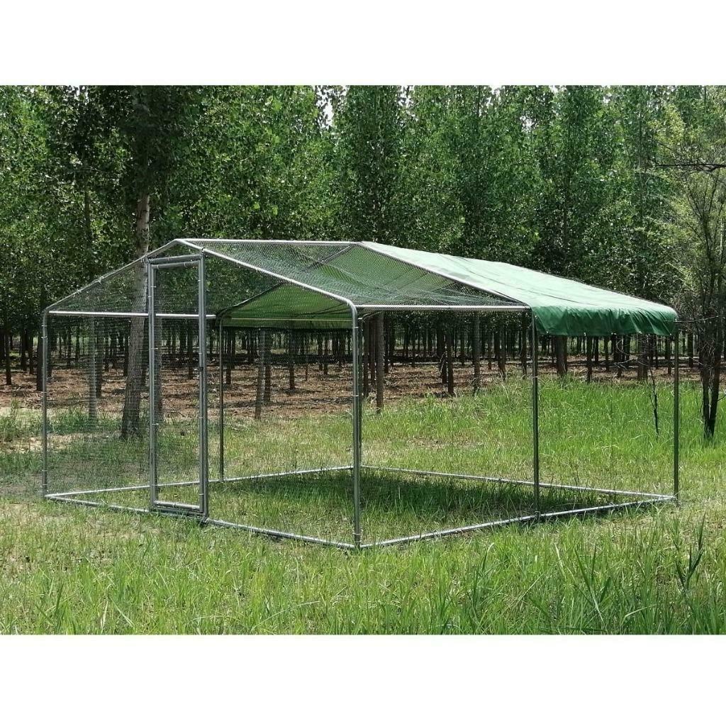 Poulailler 16m² enclos parc poule 4x4x2,25m chatiere voliere, Envoi, Neuf, Poulailler