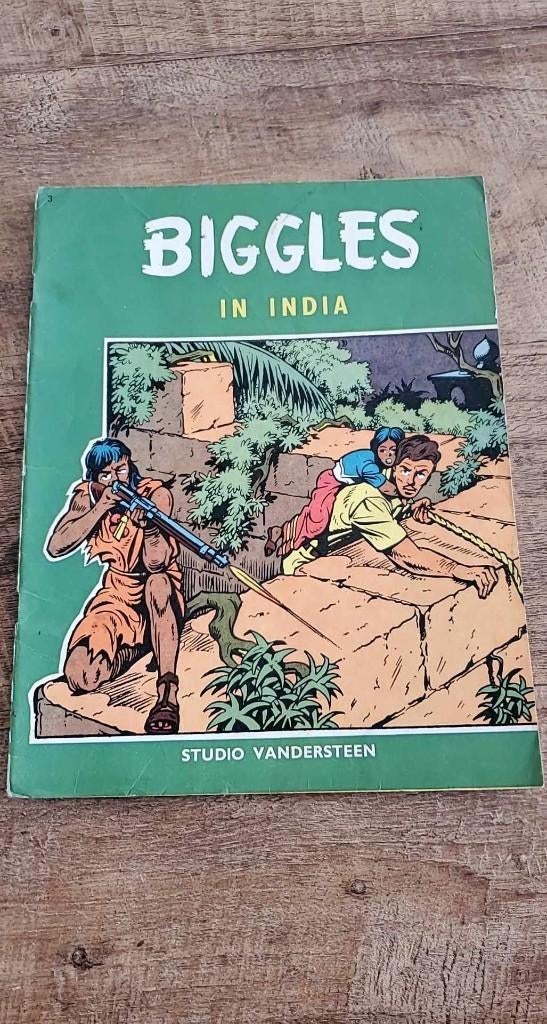 biggles in india nr 3 eerste druk 1/02/1966, Boeken, Stripverhalen, Gelezen, Eén stripboek, Ophalen of Verzenden