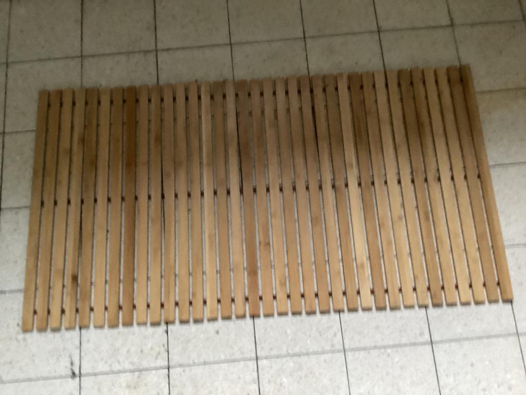 Bamboe flexi Douchemat met antislip, Huis en Inrichting, Ophalen, Nieuw