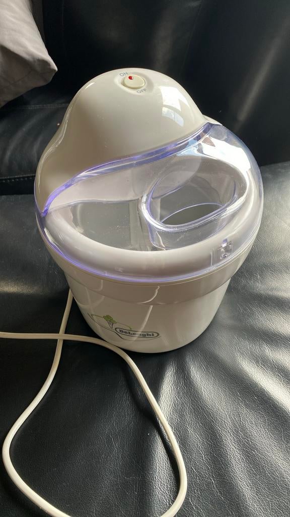 Ijsroom machine delonghi als nieuw, Elektronische apparatuur, Ophalen of Verzenden, Zo goed als nieuw