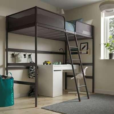 stapelbed/hoogslaper, Ophalen, 90 cm, Eenpersoons, Zo goed als nieuw