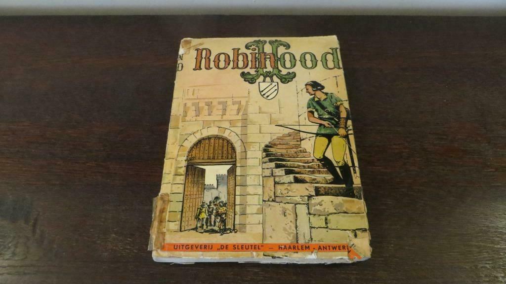 ROBIN HOOD bewerkt  P.J. SCHEPERS in 1950 uitg De SLEUTEL, Antiek en Kunst, Ophalen of Verzenden, P. J. SCHEPERS  vrije bewerking in 1950