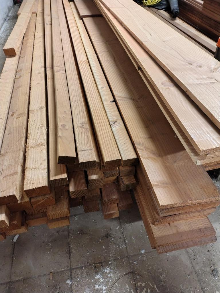 Balk Lariks Douglas hout, Ophalen, 25 tot 50 mm, Grenen, Nieuw