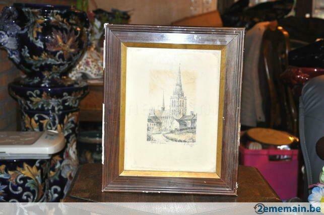 dessin encre de chine eglise saint guidon sterchx49?