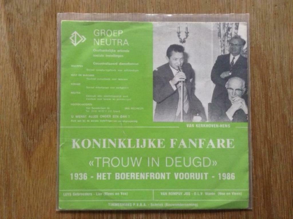 single koninklijke fanfare trouw en deugd en bing barlow, Enlèvement ou Envoi, En néerlandais