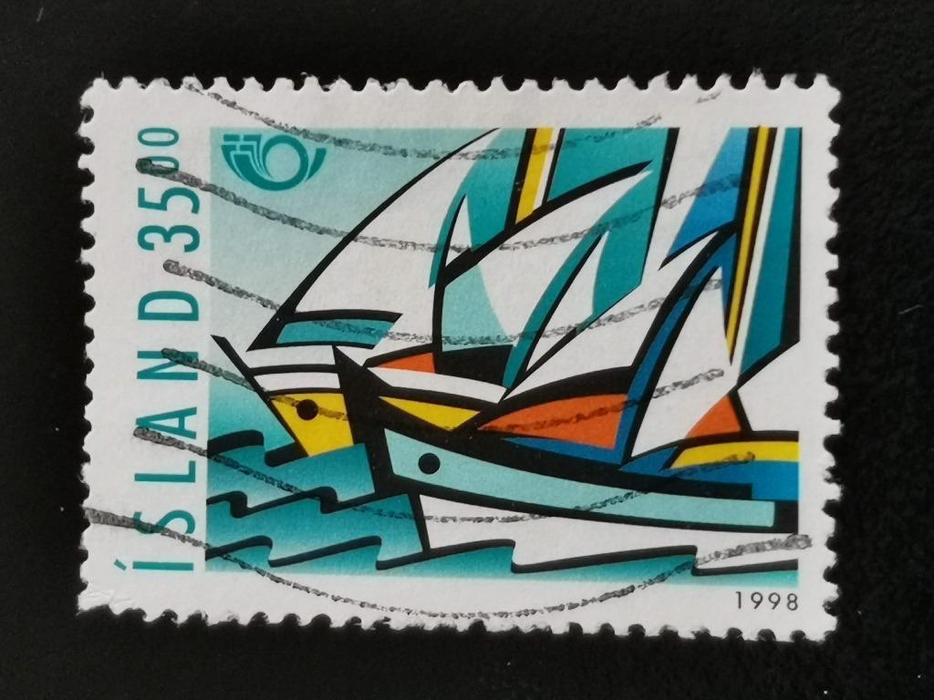 Islande 1998 - navigation, voilier, Enlèvement ou Envoi, Islande, Affranchi