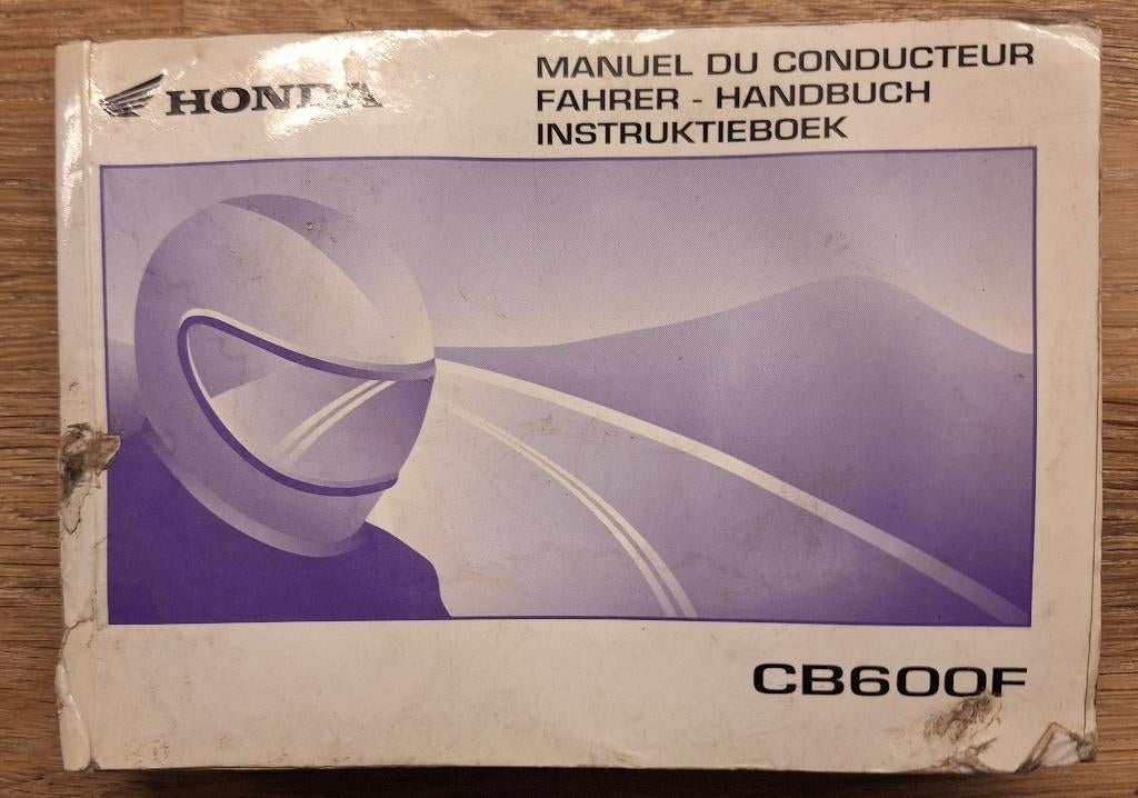 originele handleiding Honda CB600F, Motoren, Handleidingen en Instructieboekjes, Honda, Verzenden