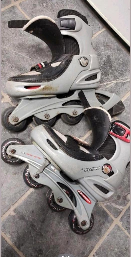 Patins à roues alignées, taille 32, 35, patins Optimal, Enlèvement ou Envoi, Utilisé