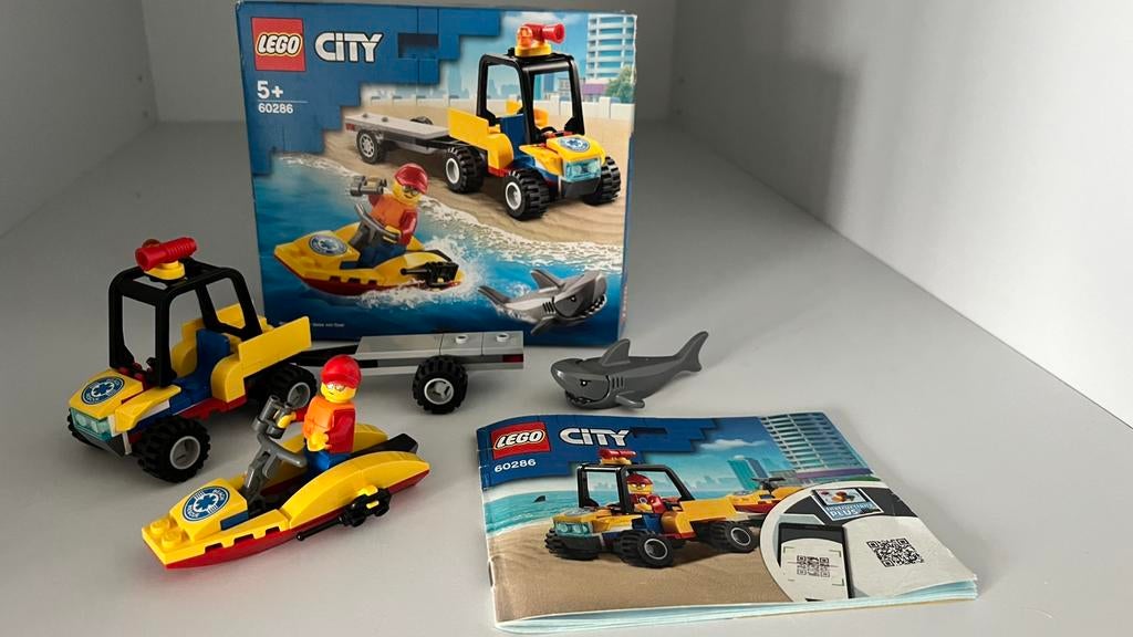 Lego City - 60286 ATV strandredding, Ophalen of Verzenden, Zo goed als nieuw, Complete set, Lego