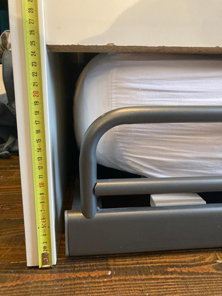 Uitschuifbaar bed Ikea, Huis en Inrichting, Slaapkamer | Bedden, Ophalen, Gebruikt, Eenpersoons, Verstelbaar