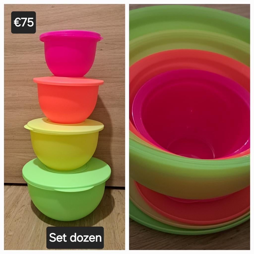 Set dozen Tupperware, Huis en Inrichting, Ophalen, Nieuw
