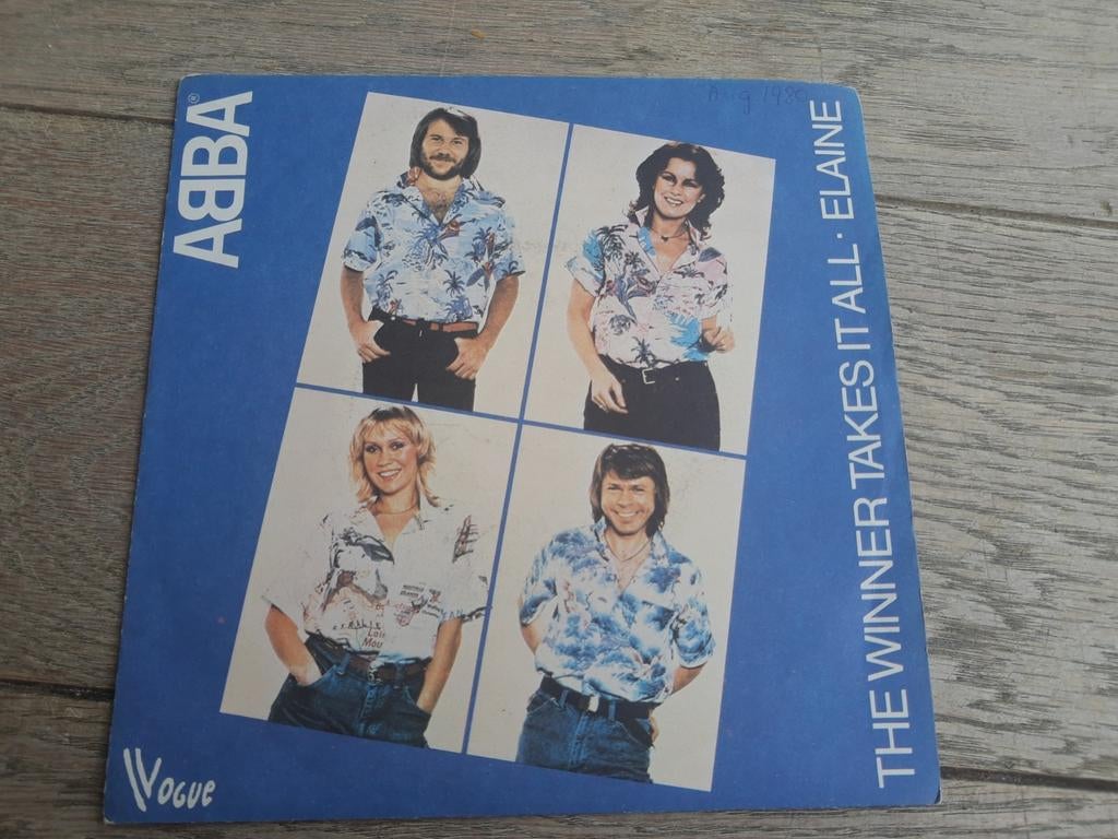 Abba, the winner takes it all, Cd's en Dvd's, Vinyl Singles, Ophalen of Verzenden, Zo goed als nieuw