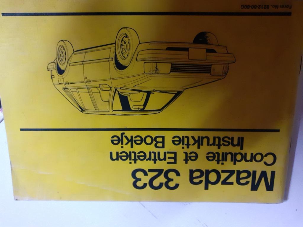 Mazda 323 Handleiding NL/ FR, Auto-onderdelen, Ophalen of Verzenden, Gebruikt, Mazda