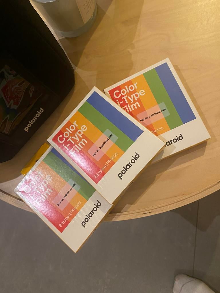 Color I-Type Film - 8 instant photos - polaroid - 3 doosjes, Ophalen