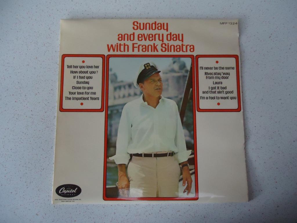 LP "Frank Sinatra" Sunday & Every Day anno 1969., Enlèvement ou Envoi, Utilisé, 12 pouces, Jazz