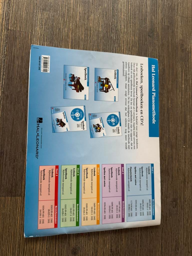 Lesboek Hal Leonard Pianomethode deel 1, Boeken, Ophalen, Gelezen