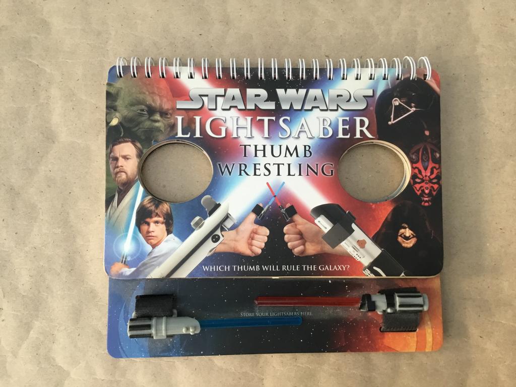 Star Wars Lightsaber Thumb Wrestling, Verzamelen, Star Wars, Zo goed als nieuw, Spel, Ophalen of Verzenden