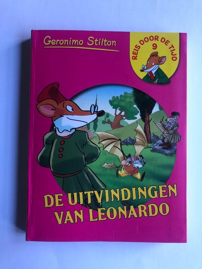Leesboek: Geronimo Stilton: De uitvindingen van Leonardo, Non-fictie, Geronimo Stilton, Ophalen of Verzenden, Zo goed als nieuw