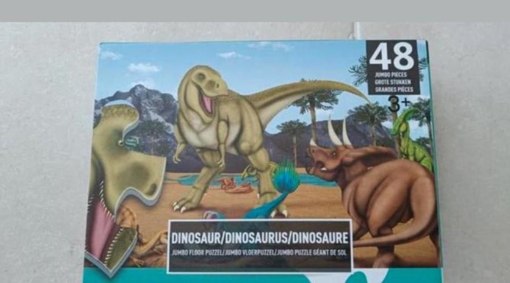 Vloerpuzzel groot dinosaurussen, Ophalen of Verzenden