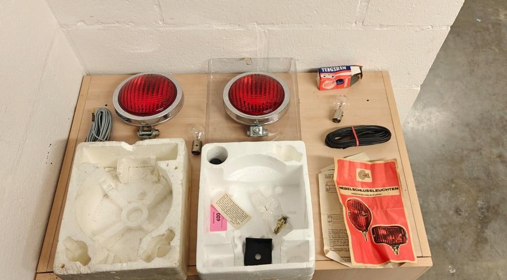 Oben NOS 6v lampen gekocht voor mijn VW ovaal Kever., Ophalen of Verzenden