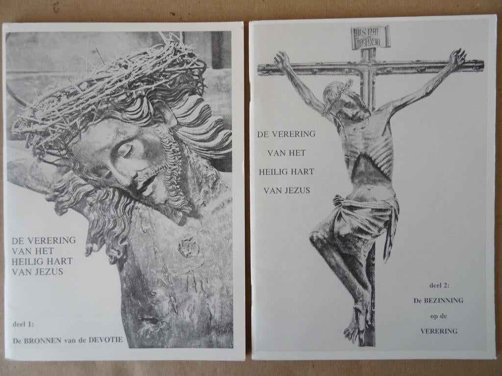 De verering van het Heilig Hart van Jezus Deel 1+ 2 Rare, Livres, Religion & Théologie, Comme neuf, Christianisme | Catholique