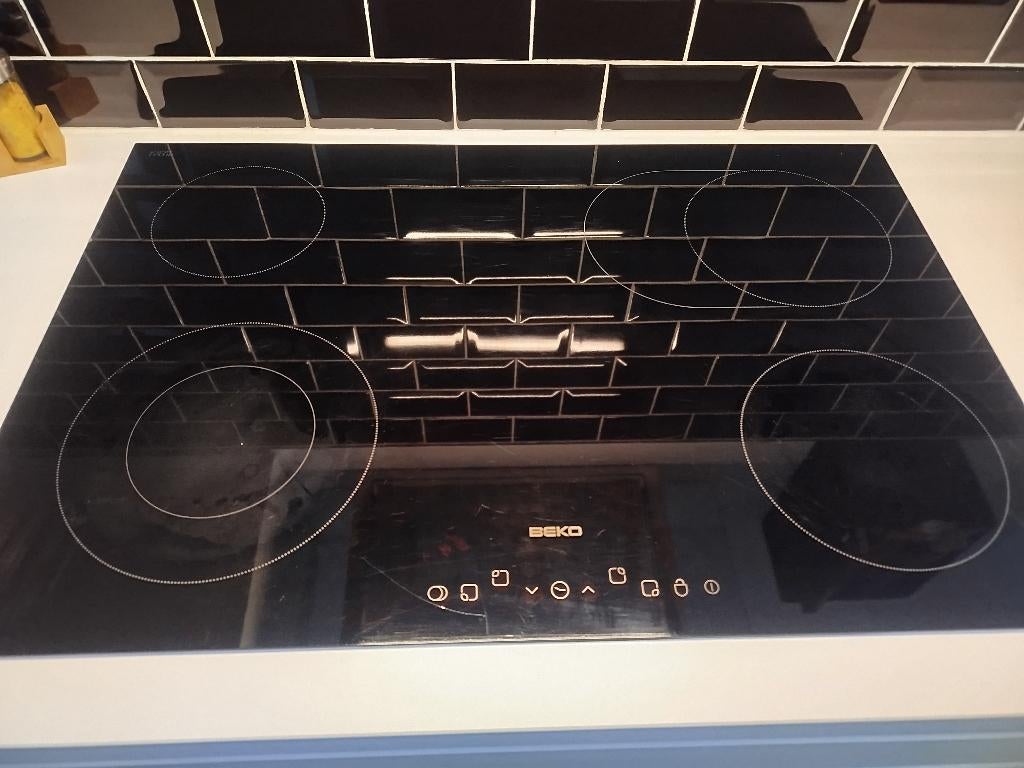 Vend vitrocéramique, Ophalen, Gebruikt, 4 kookzones, Inbouw