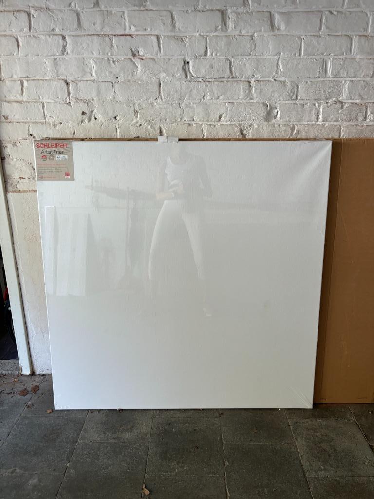 Toile neuve Schleiper 120 x 120 Lin, Antiek en Kunst, Ophalen