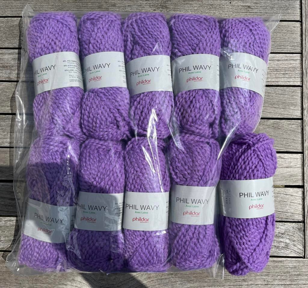 Laine Phildar Wavy, Enlèvement ou Envoi, Comme neuf, Machine