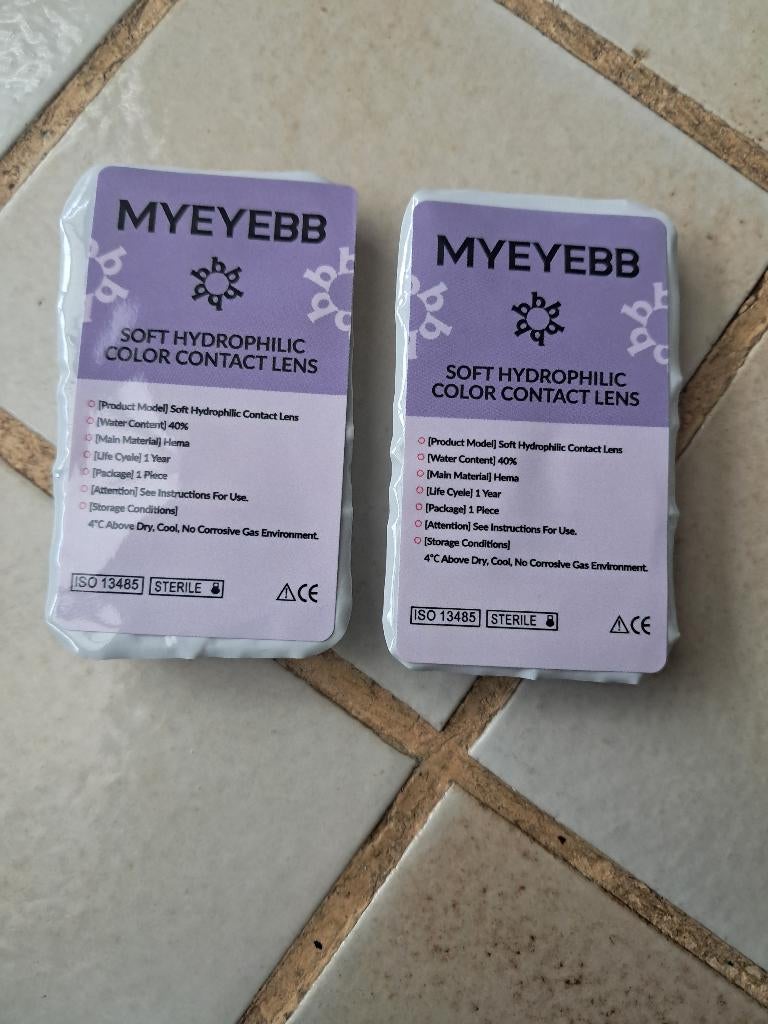 Zachte contactlenzen monaco blue, Ophalen of Verzenden, Nieuw, Overige typen