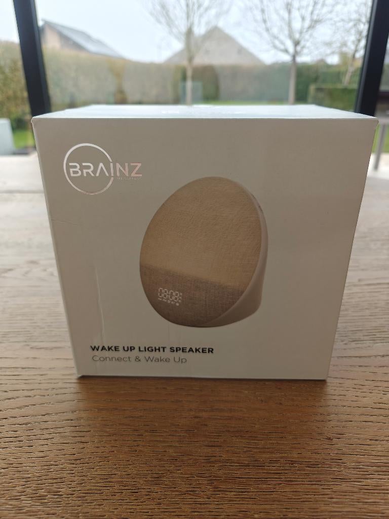 Brainz wake up light speaker NIEUW, Elektronische apparatuur, Wekkers, Ophalen, Nieuw, Digitaal