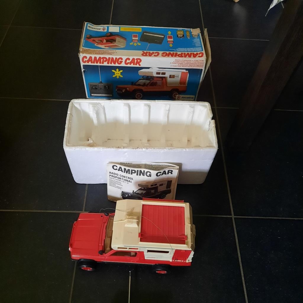 Camping car met afstandsbediening , jaren ' 70 - ' 80 ., Ophalen of Verzenden, Gebruikt