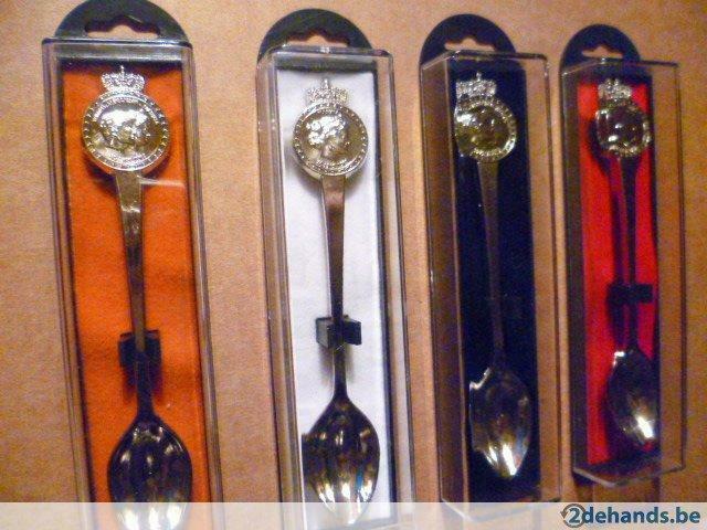 Beatrix, Alexander, Maxima, troonswisseling, theelepeltjes, Verzenden, Nieuw