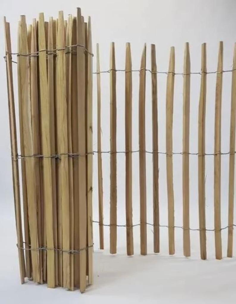 Robinia (Kastanje) hekwerk - nieuw, Tuin en Terras, Ophalen, Met poort, Nieuw, Tuinhek