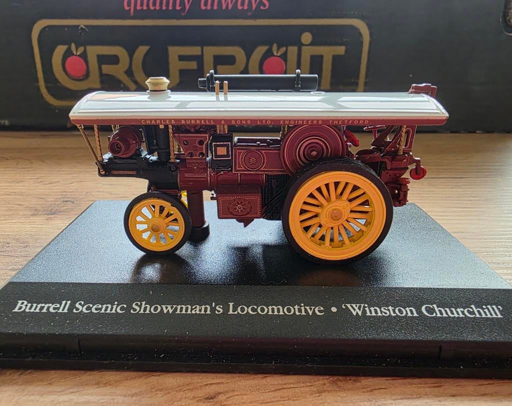 Atlas Burrell Scenic Showmans Locomotive, Hobby en Vrije tijd, Modeltreinen | Overige schalen, Ophalen of Verzenden