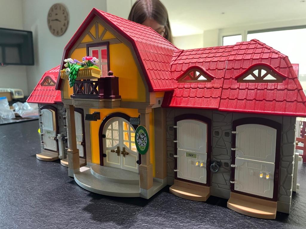 Playmobil stal - paarden - 5221, Kinderen en Baby's, Speelgoed | Playmobil, Ophalen of Verzenden, Gebruikt, Complete set