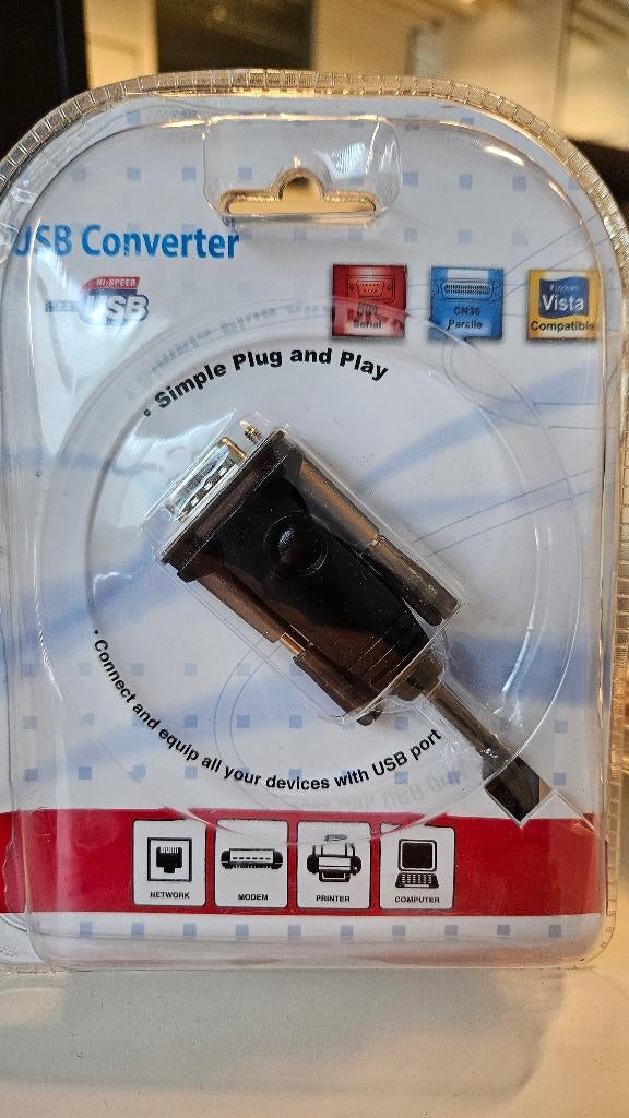 USB CONVERTER DB9 SERIAL, Enlèvement ou Envoi, Neuf