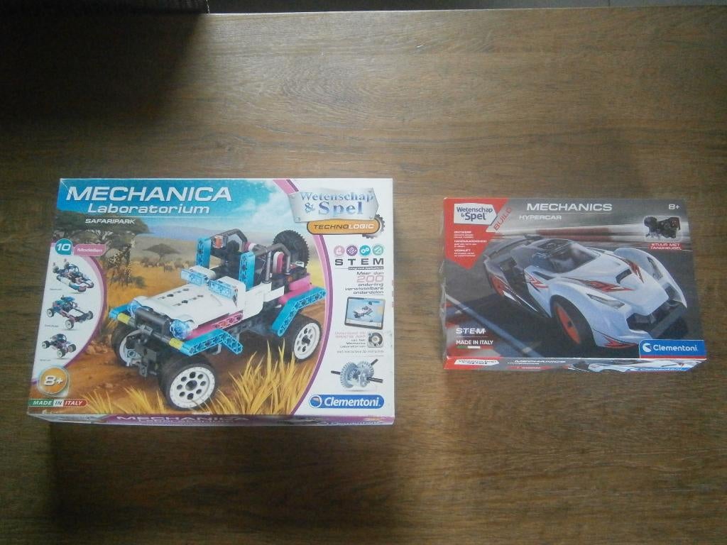 2 bouwdozen clementoni mechanica, Ophalen of Verzenden, Zo goed als nieuw